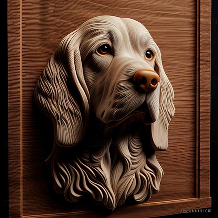 3D модель Меделян собака (STL)